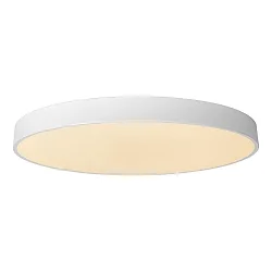 LED Deckenleuchte UNAR, Ø 60cm, 60W, 2700K, 3700lm, IP20, dimmbar, weiß