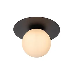 Deckenleuchte TRICIA, Ø 25 cm, 1xE27, schwarz