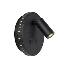 wall luminaire BENTJER LED round IP20, black 