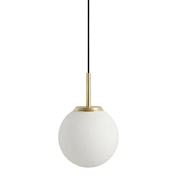pendant luminaire PALLA IP20, brass, black dimmable