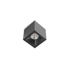 LED Deckenleuchte SQUARE CEILING LED, 33°, 8,9W, 2700K, 824lm, IP20, dimmbar, schwarz