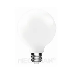 LED Globe G95, E27, 8.2W 2000K 1055lm 360°, opal