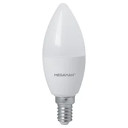 LED-Kerzenlampe DIM CANDLE MELLOTONE C35, E14, 6W 2000K 470lm, CRi>90, dimmbar, opal