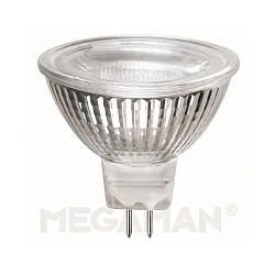 LED MR16 Glas-Reflektorlampe, 12V AC, GU5.3, 5.5W 2800K 390lm 36°