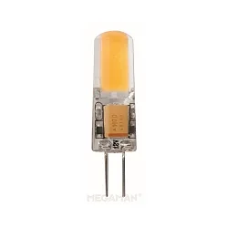LED Stiftsockellampe, Ø1cm / L 4cm, 12V AC/DC, G4, 1.7W 2700K 180lm, schaltbar, klar