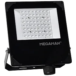 Outdoor LED Flächenstrahler HUGO S, IP66 IK08, 230V AC, 50/22W (multi), asymmetrisch 60°/135°, On-Off, 4000K 6800/3080lm