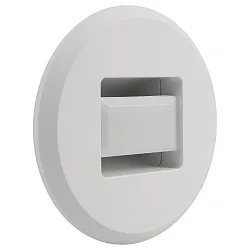 wall recessed luminaire TINA ROUND round, rotatable, direct / indirect, switchable IP20, white 
