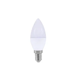 MEGATRON LED Lampe Kerzenform C37 E14, 5,5W, 2700K, 500lm, 280°, IP20