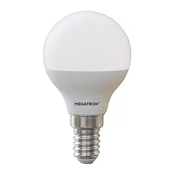 LED-Tropfenlampe CLASSIC P45, 170-250V AC/DC, Notstrom-tauglich, E14, 5.5W 4000K 550lm 280°, schaltbar, opal