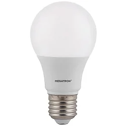 LED Birnenlampe CLASSIC A60, 170-250V AC/DC (tauglich für Notlicht), E27,  5.5W 2700K 500lm 300°, schaltbar, opal