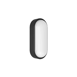 MEGATRON Outdoor LED Wand-und Deckenleuchte PRO ZELLA NEO XL CCT 6/9/15W, 1900lm, 3000/4000K, IP54, schwarz