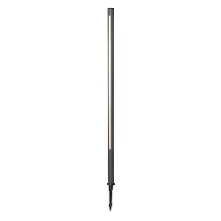 LED Erdspieß-Wegeleuchte GARTIA LINEA, IP65, 15W 2700K 1500lm, 150m Kabel, Anthrazit