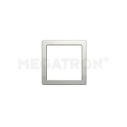 Magnetische Zierblende COVER UP zu LED Deckenleuchte PANO DIM CCT SQUARE, Stahl gebürstet, für 29 x 29cm (MT76117)