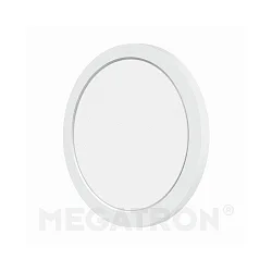 LED ceiling luminaire PANO CCT DIM ROUND, IP20, dimmable, white, Ø 16.5cm, 12W 3000-6500K 1000lm 110°