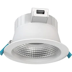recessed luminaire FILA FR Ø 15CM CCT Switch, switchable, multipower, with reflector IP54, white 13,5 / 18