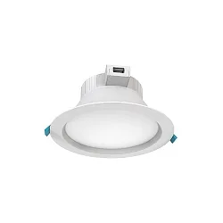 recessed luminaire FILA DF Ø 25CM CCT Switch, switchable, multipower, with diffuser IP54, white 14
