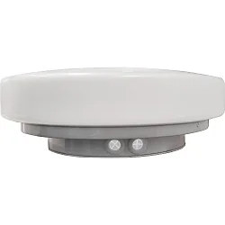LED Aufbauleuchte DECKO FLAT SE, IP54, Ø 35cm, hoch, 14/9.5W (multi) 3000/4000K (CCT Switch) 1400-910lm 120°, schaltbar