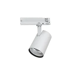 LED 3-Phasen Schienenstrahler ANGOLO L, IP20, 29W 4000K 3150lm 15°/24°/45° (variabel), CRi >90, schaltbar, weiß