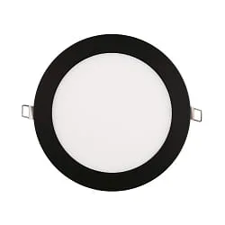 LED Einbau-Panel FLAT 170 R SCCT DIM C, IP44, rund, Ø 17cm, 11W 3000/4000/5700K, dimmbar, schwarz