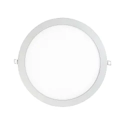 LED Einbau-Panel FLAT 300 R, IP20, Ø 29.5cm, 350mA (exkl. BG), UGR<19, 10W 3000K 1100lm 90°, Titan matt