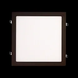 LED Einbau-Panel FLAT 300 Q SCCT, IP20, 29 x 29cm, 350mA, 10W 3000/4000/5700K 1000lm 90°, UGR<19, schwarz
