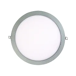 LED Einbau-Panel FLAT 300 R TUN, IP20, rund, Ø 29.5cm, 350mA (exkl. BG), 10W 2700-6500K (Tunable White), UGR<19, Titan matt