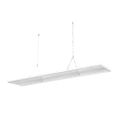 LED Panel Pendelleuchte R3ST UPLIGHT, 41W, 3000K, DALI/Push dimmbar, UGR<19, weiß