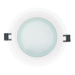 LED Glas Panel 160R, rund, 11W, DTW, IP20, weiß