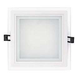 LED Glas Panel 200Q, eckig, 14W, SCCT, IP20, weiß