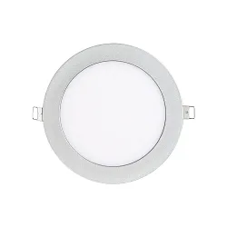 LED Einbau-Panel FLAT 130 R, IP20, Ø 17cm, 350mA (exkl. BG), dimmbar, 10W 4000K 1000lm 120°, Titan matt