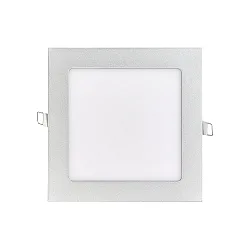 LED Einbau-Panel FLAT 130 Q, IP20, 17 x 17cm, 350mA (exkl. BG), dimmbar, 10W 3000K 1000lm 120°, Titan matt