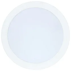 LED Einbau-Panel FLAT 130 R, IP44, Bad + Küche, rund, Ø 17cm, 350mA (exkl. BG), dimmbar, 11W 4000K 1000lm 120°, weiß