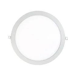 LED Einbau-Panel FLAT 300 R, IP20, rund, Ø 29.5cm, 350mA (exkl. BG), dimmbar, 20W 4000K 2400lm 120°, Titan matt