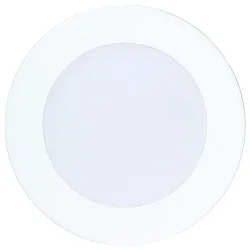 LED Einbau-Panel FLAT 50 R, IP44, Bad + Küche, rund, Ø 8.9cm, 350mA (exkl. BG), dimmbar, 5W 4000K 430lm 120°, weiß