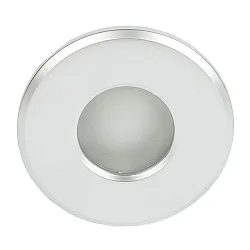 Outdoor Einbauleuchte WT 50 R, IP65 frontseitig, Ø 8.6cm, GX5.3 max. 50W, Chrom matt