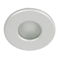 Recessed outdoor luminaire WT 50 R, IP65 on front, Ø 8.6cm, GX5.3 max. 50W, matt titan