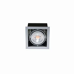 LED Einbauleuchte LED MINI KARDAN E1, CRi>90, kardanisch, ohne BG, dimmbar, Titan matt, 7W 3000K 24°