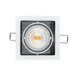 LED Downlight MINI KARDAN E1 BIO, eckig, 1-flammig, 38°, 7W, 4000K, IP40, titan matt