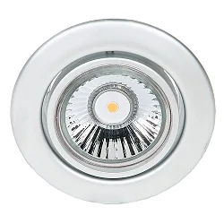 Einbaustrahler DOWNLIGHT C 3830, Ø 8.8cm, schwenkbar, Chrom matt