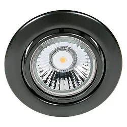 Einbaustrahler DOWNLIGHT C 3830, Ø 8.8cm, schwenkbar, schwarz
