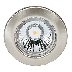 Recessed spot DOWNLIGHT C 1830, Ø 8cm, fixed optics, brushed nickel
