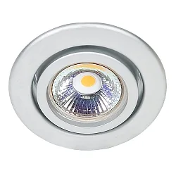 Einbaustrahler DOWNLIGHT C 3840, Ø 7cm, schwenkbar, Chrom matt