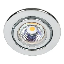 Einbaustrahler DOWNLIGHT C 3840, Ø 7cm, schwenkbar, Chrom