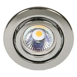 Einbaustrahler DOWNLIGHT C 3840, Ø 7cm, schwenkbar, schwarz-Chrom