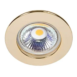Einbaustrahler DOWNLIGHT C 3860, Ø 5.5cm, starr, 24 Karat vergoldet
