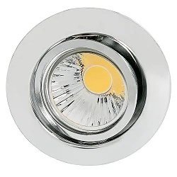 Recessed spot DOWNLIGHT D 3830, Ø 8.8cm, swiveling, chrome