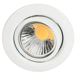 Recessed spot DOWNLIGHT D 3830, Ø 8.8cm, swiveling, white