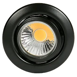 Recessed spot DOWNLIGHT D 3830, Ø 8.8cm, swiveling, black