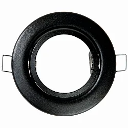 Recessed spot DOWNLIGHT D 3830, Ø 8.8cm, swiveling, matt black