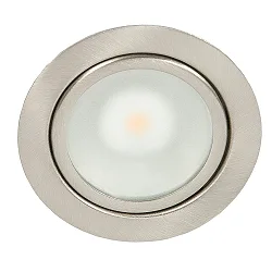 LED Möbeleinbauleuchte DOWNLIGHT N 5020, Ø 6.6cm, COB, 3.3W 3000K, Chrom